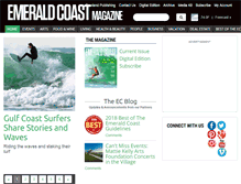 Tablet Screenshot of emeraldcoastmagazine.com
